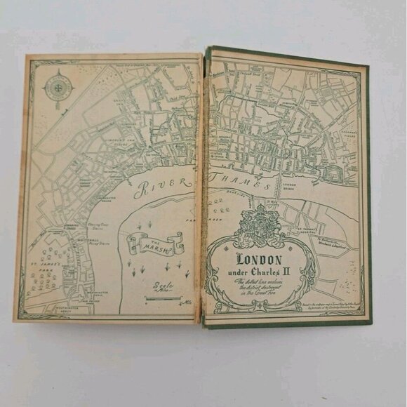 Forever Amber Kathleen Winsor 1944 Seventh Printing London Map Hardcover Vintage - Picture 12 of 12
